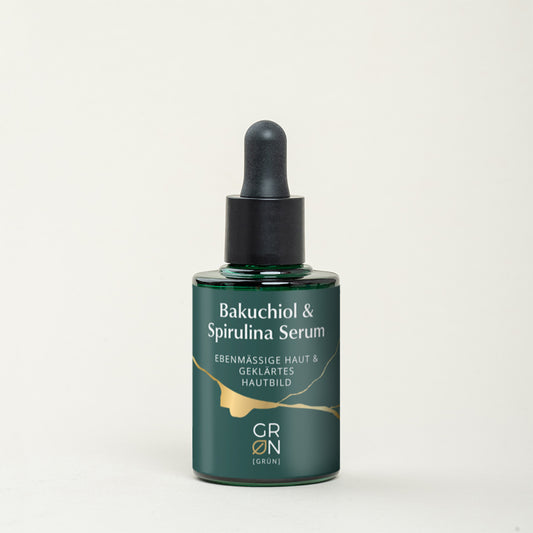 Bakuchiol- & Spirulina-Serum mit Bisabolol für hydratisierte, straffe und beruhigte Haut